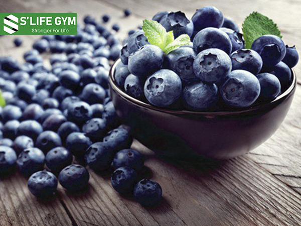 Thực phẩm nên ăn sau khi tập gym: Trái Blueberries