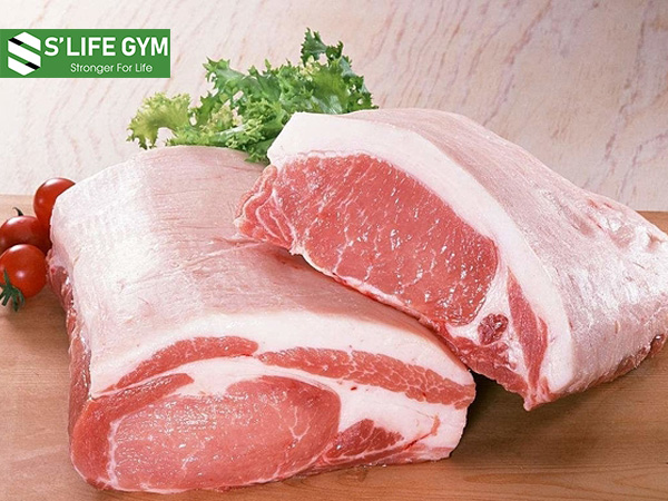Thịt heo cũng là thực phẩm giàu protein cho gymer cần ghi nhớ