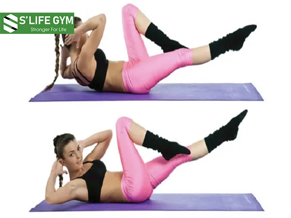 Bài tập giảm mỡ bụng cơ bản: Bài tập Criss – Cross