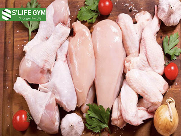 Thực phẩm tăng vòng 3 quen thuộc: thịt gà