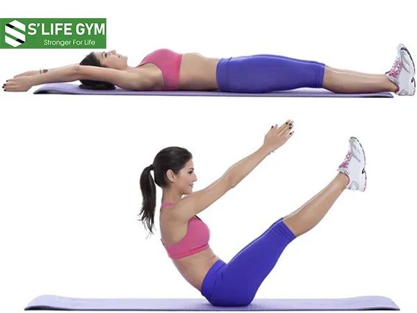 Thử tập bụng tại nhà với động tác gập bụng chữ V