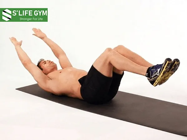 Bài tập cơ bụng 6 múi nhanh chóng - gập bụng nâng cao (The Jacknife)