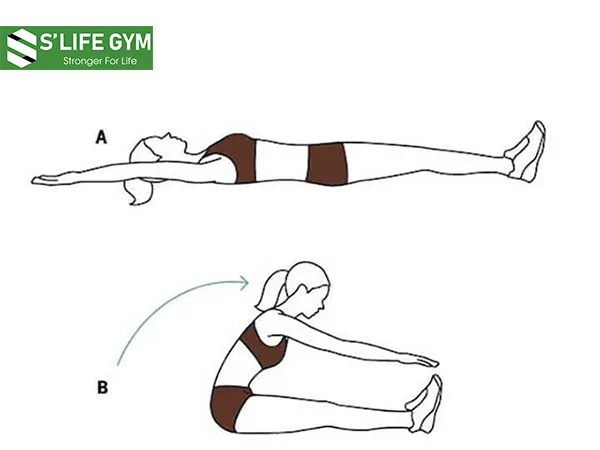 Bài tập Roll – Up - bài tập giảm mỡ bụng ở bất cứ đâu