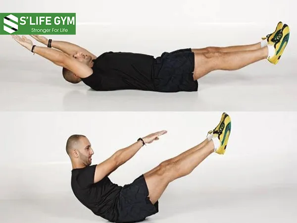 Bài tập gập bụng chữ V (Janda Sit – up) - bài tập cơ bụng 6 múi quen thuộc