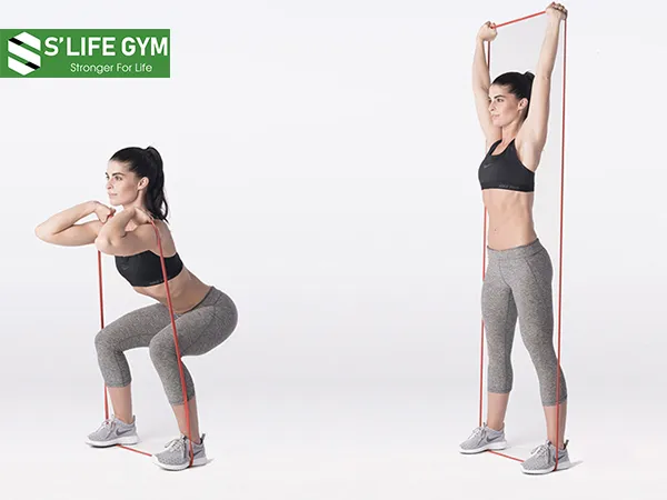 Bài tập với dây mini band cơ bản - Tập lưng