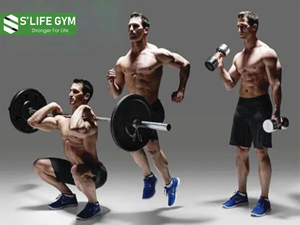 Tập cơ đùi với các bài tập tạ tay