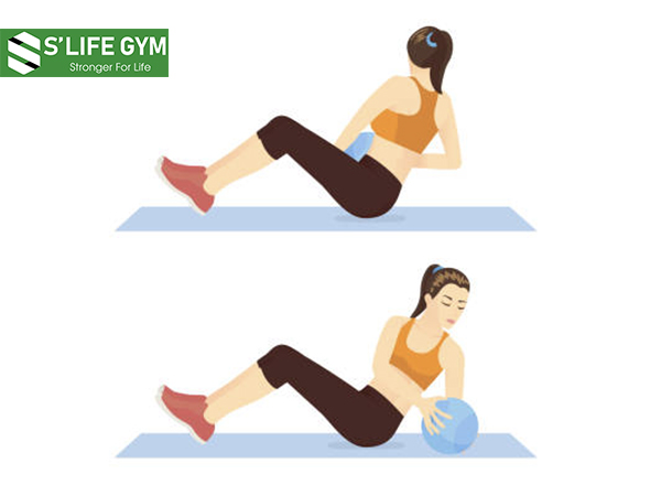 Torso Rotation With Medicine Ball - bài tập gym tăng cơ hiệu quả