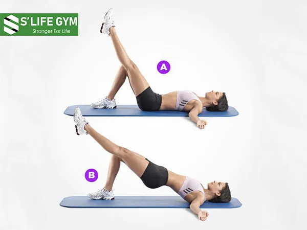 Bài tập sức bền Single-Leg HipRaise