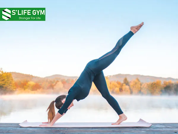 Tư thế chó 3 chân giúp cải thiện tiêu hóa