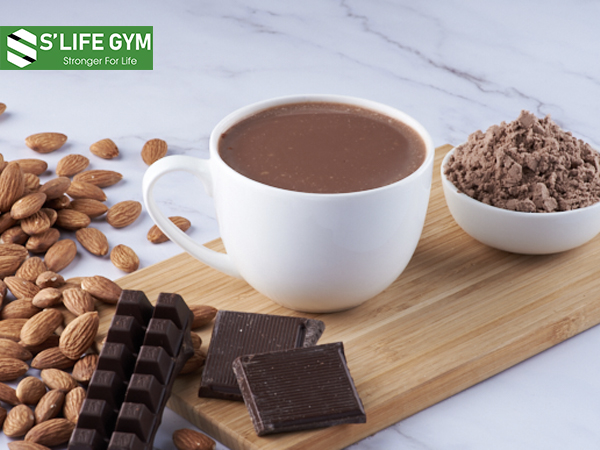 Socola hạnh nhân - nước uống nhiều protein không kém cacao
