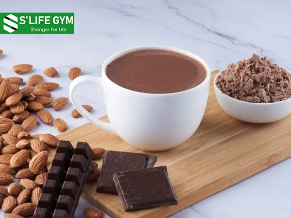 Socola hạnh nhân - nước uống nhiều protein không kém cacao