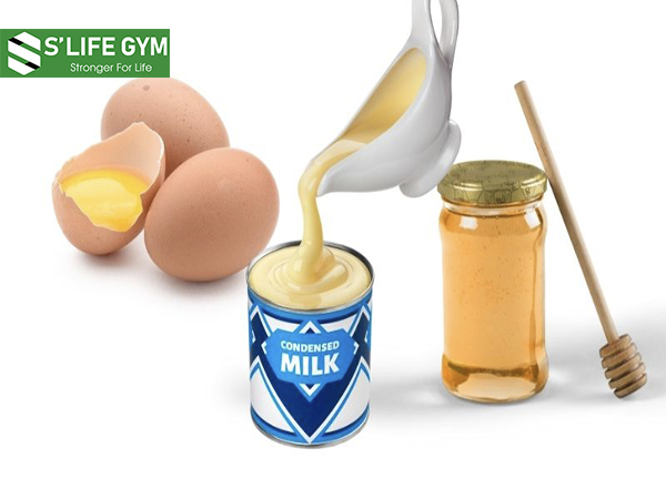 Cách tăng cân bằng trứng gà, mật ong và sữa