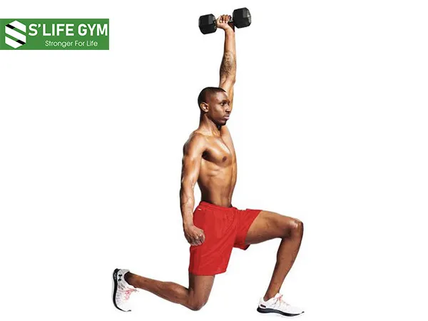 Reverse-Lunge-with-Overhead-Press